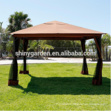 deluxe aluminum frame outdoor gazebo garden tent with mosquito net